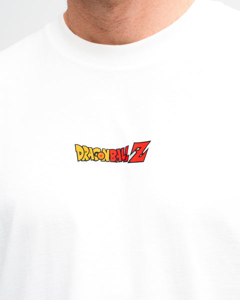 Camiseta Oversized Dragon Ball Z Goku Sayajin Off White