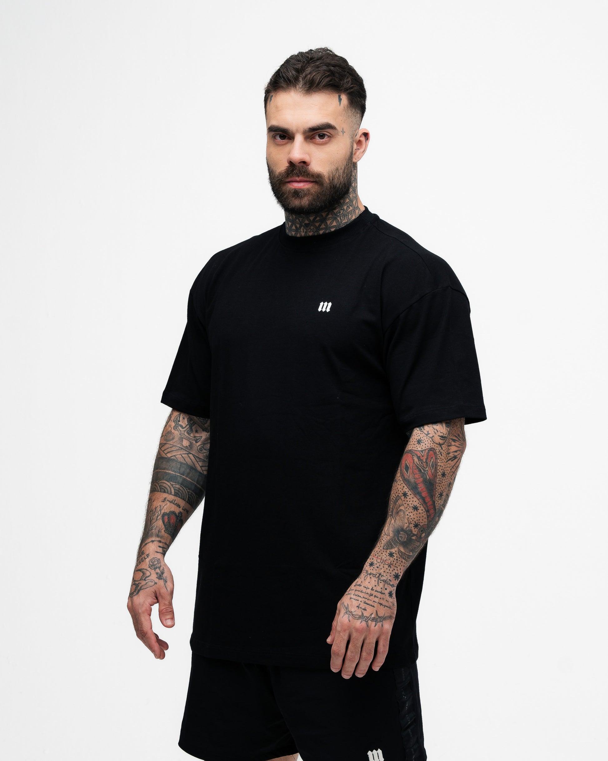 Camiseta Oversized Mith Nation Clipping Preto