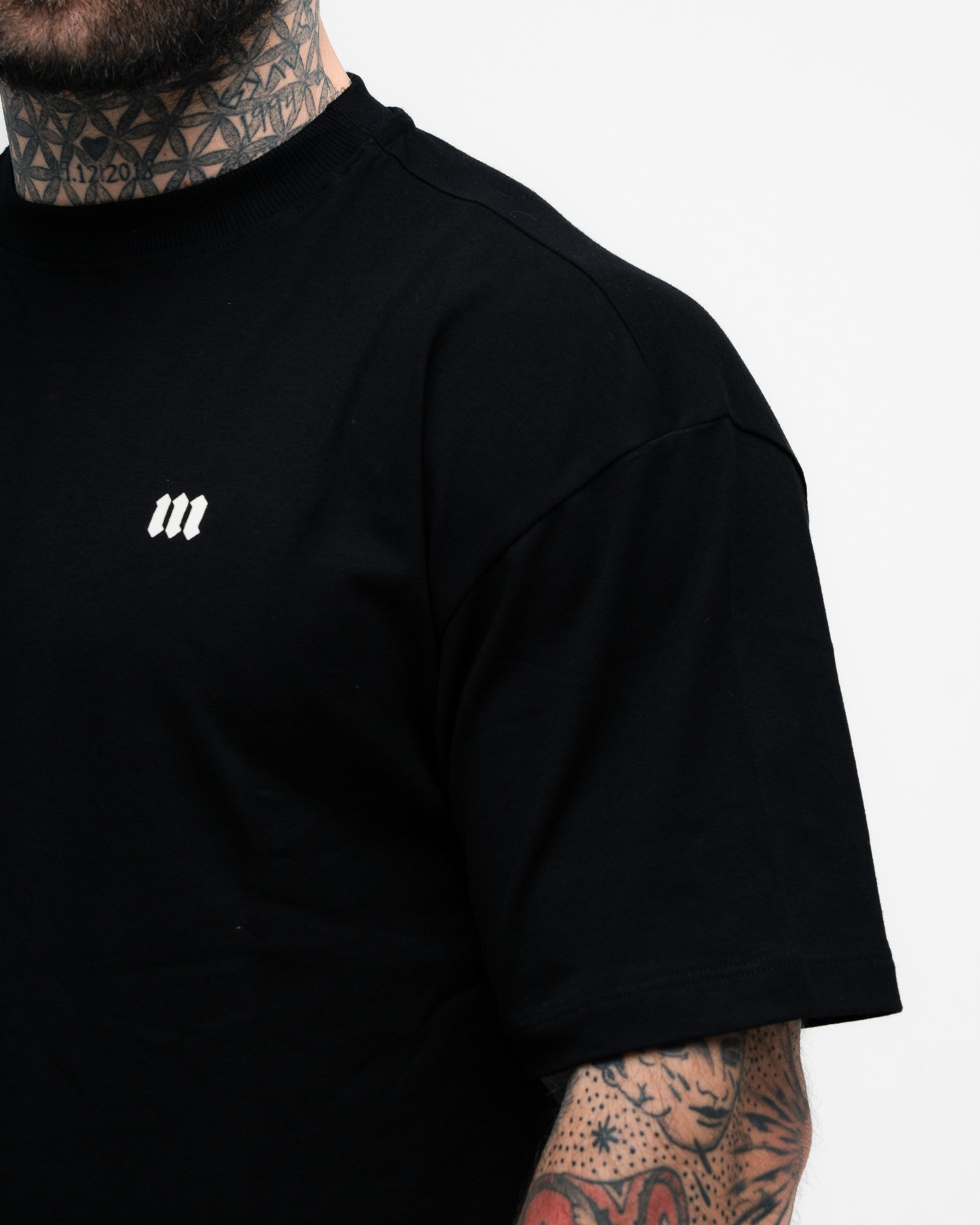 Camiseta Oversized Mith Nation Clipping Preto