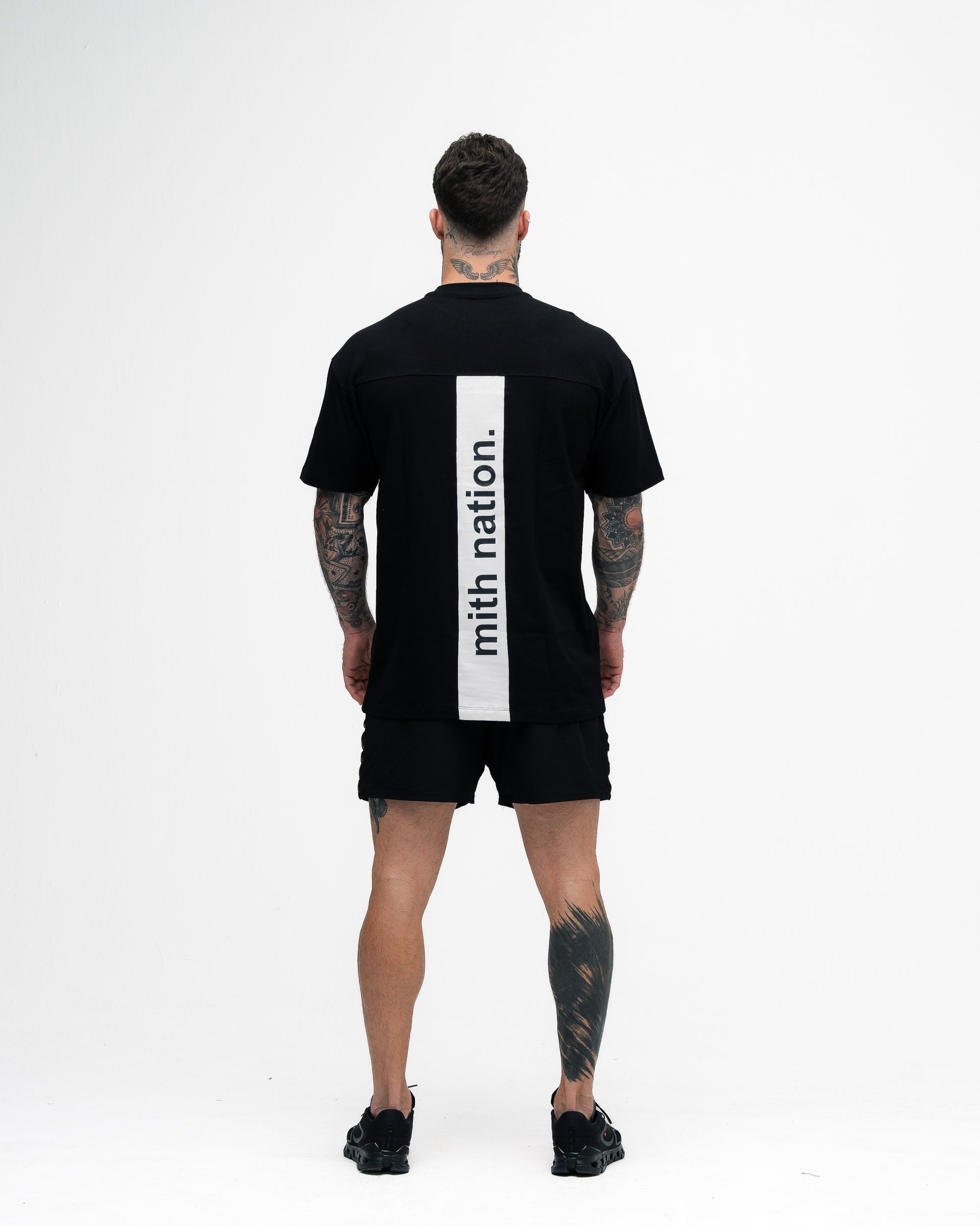 Camiseta Oversized Mith Nation Clipping Preto
