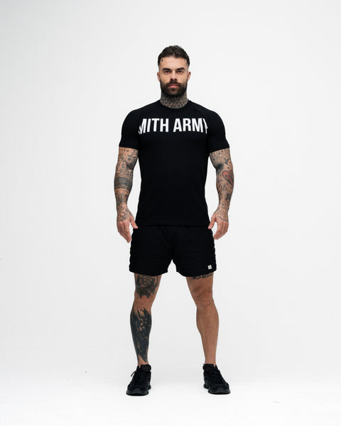 Camiseta Raglan Mith Nation Preto