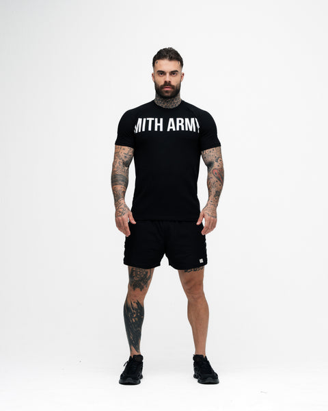 Camiseta Raglan Mith Nation Preto