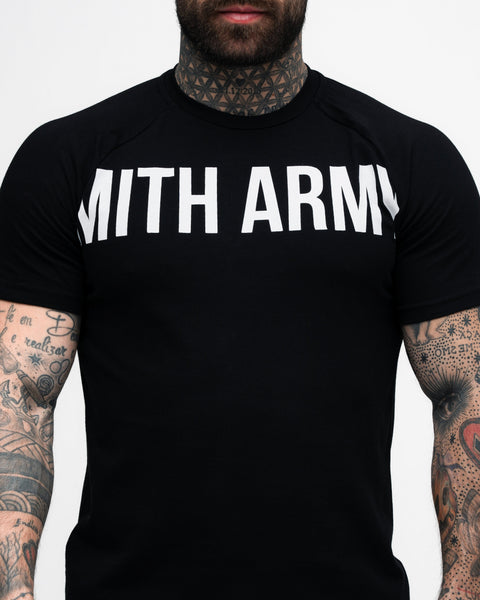 Camiseta Raglan Mith Nation Preto