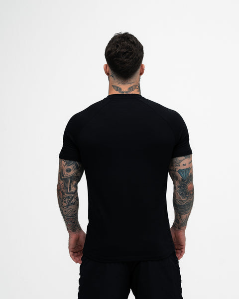 Camiseta Raglan Mith Nation Preto