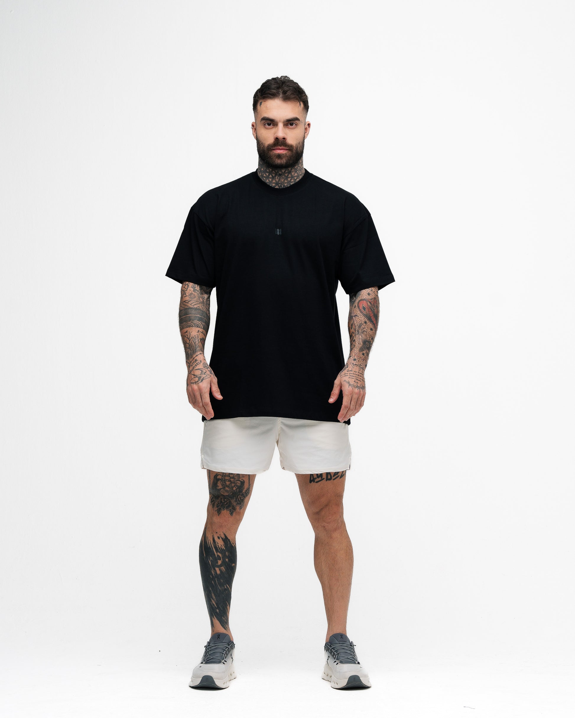 Camiseta Oversized Mith Nation Black Lines Preto