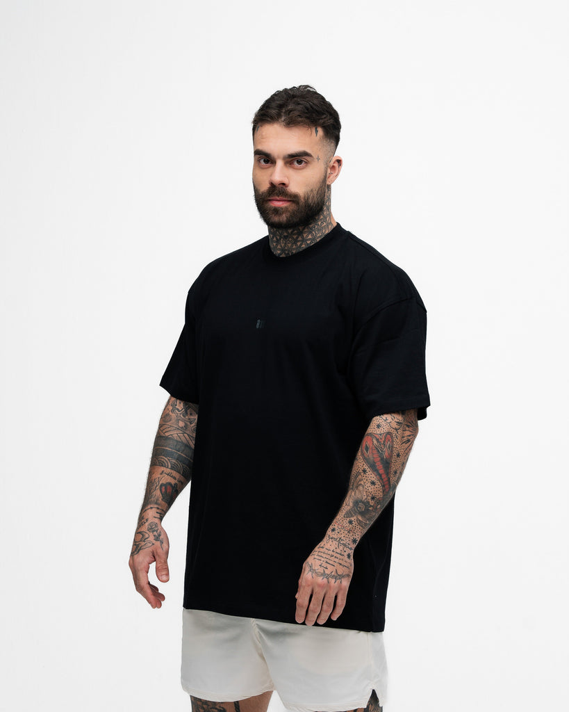 Camiseta Oversized Mith Nation Black Lines Preto
