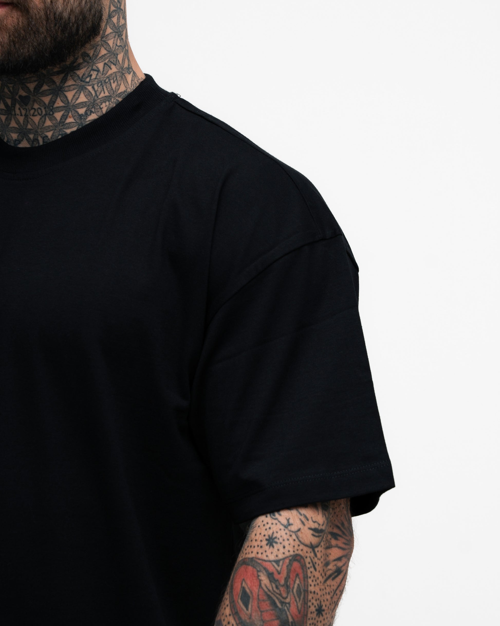 Camiseta Oversized Mith Nation Black Lines Preto