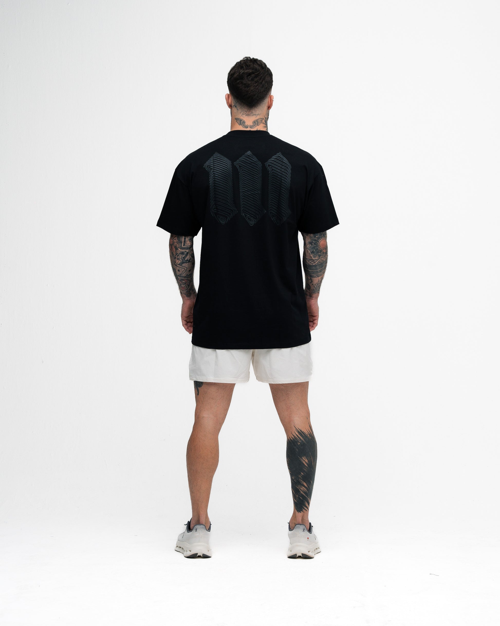 Camiseta Oversized Mith Nation Black Lines Preto