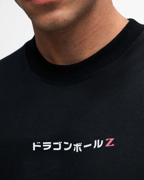 Camiseta Oversized Mith Dragon Ball Z Kid Buu Preto