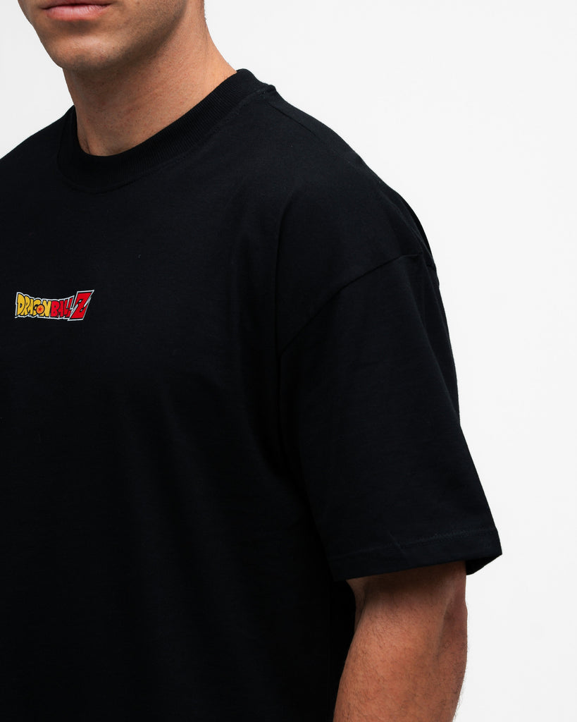 Camiseta Oversized Dragon Ball Z Goku Sayajin Preto