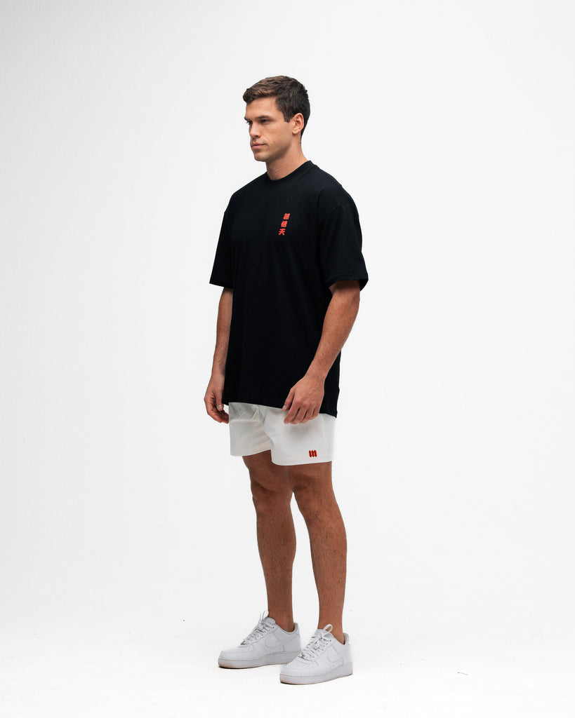 Camiseta Oversized Dragon Ball Z Goten Preto