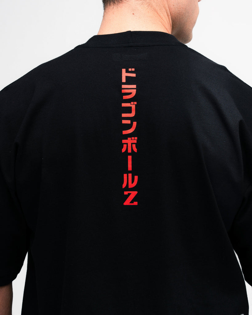 Camiseta Oversized Dragon Ball Z Goten Preto