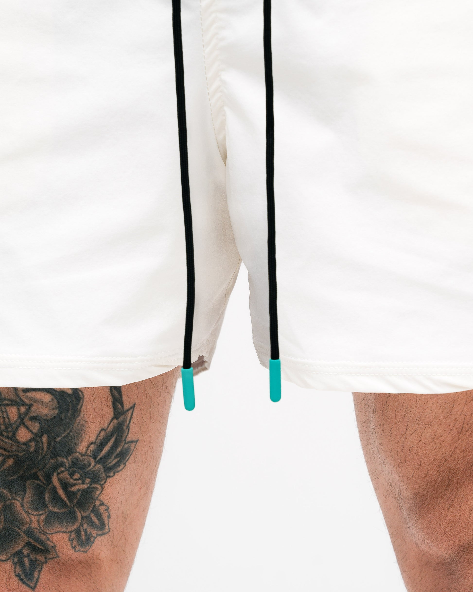 Shorts de Tactel Mith Aesthetics Off White