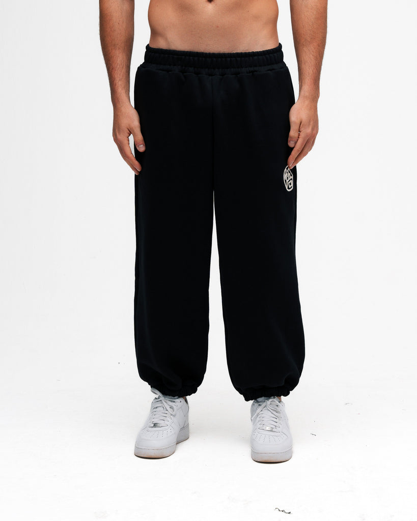 Calça De Moletom Oversized Dragon Ball Z Kanji Preto