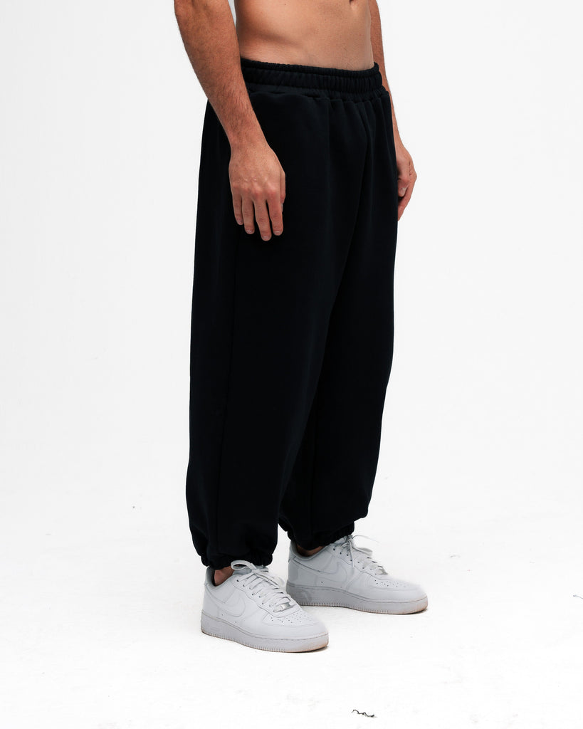 Calça De Moletom Oversized Dragon Ball Z Kanji Preto