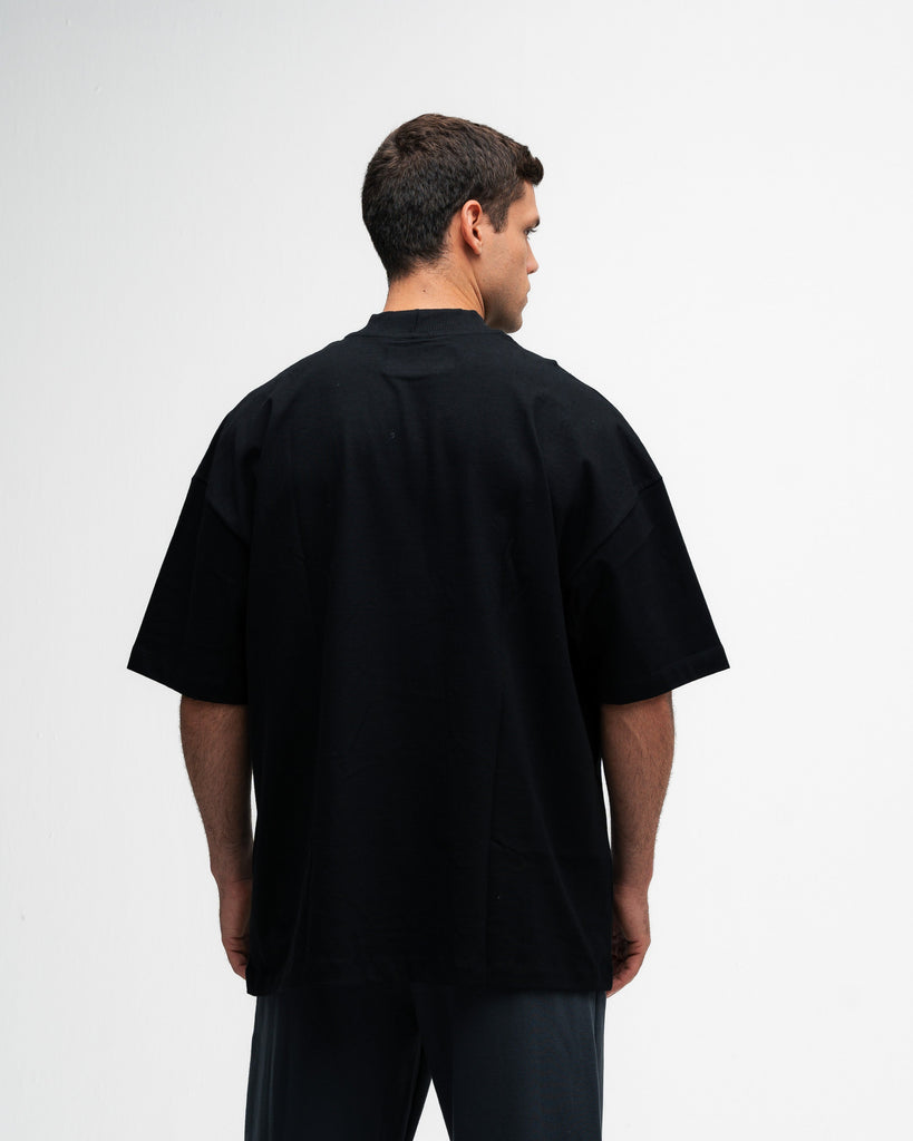 Camiseta Oversized Hazy Mith Aesthetics Preto