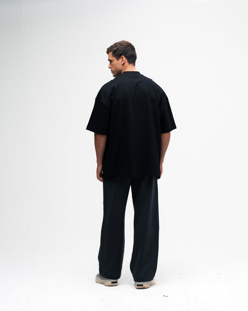 Camiseta Oversized Hazy Mith Aesthetics Preto