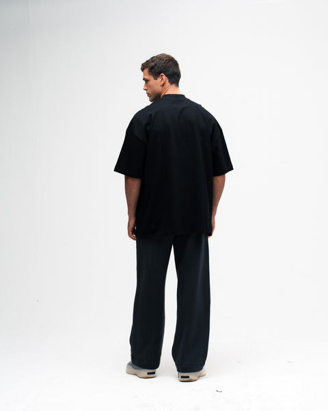 Camiseta Oversized Hazy Mith Aesthetics Preto