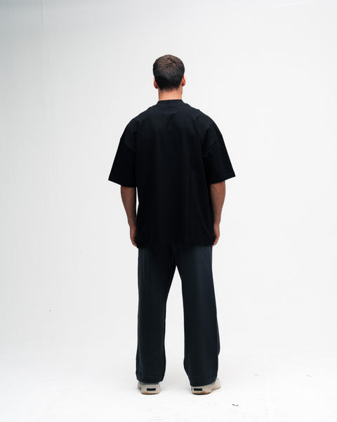 Camiseta Oversized Hazy Mith Aesthetics Preto