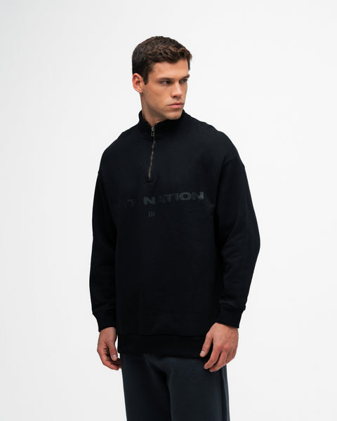 Blusa De Moletom Mith Nation Preto