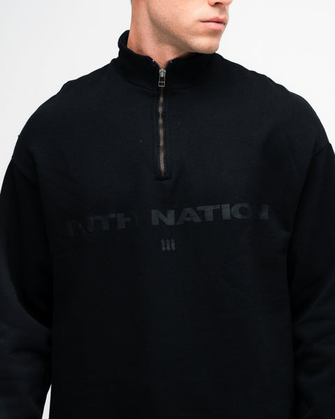Blusa De Moletom Mith Nation Preto