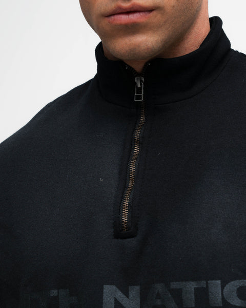 Blusa De Moletom Mith Nation Preto