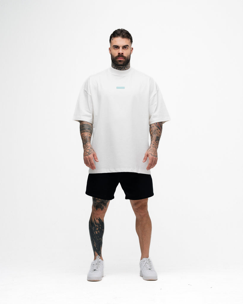 Camiseta Oversized Hazy Mith Aesthetics Off White