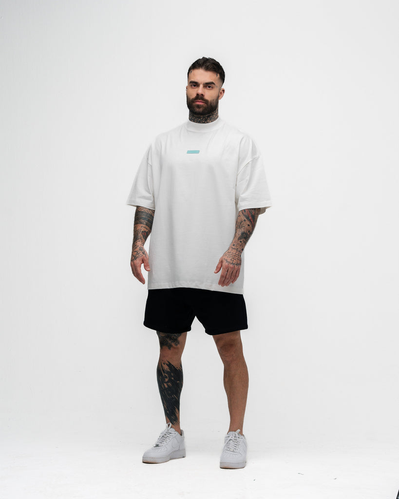 Camiseta Oversized Hazy Mith Aesthetics Off White
