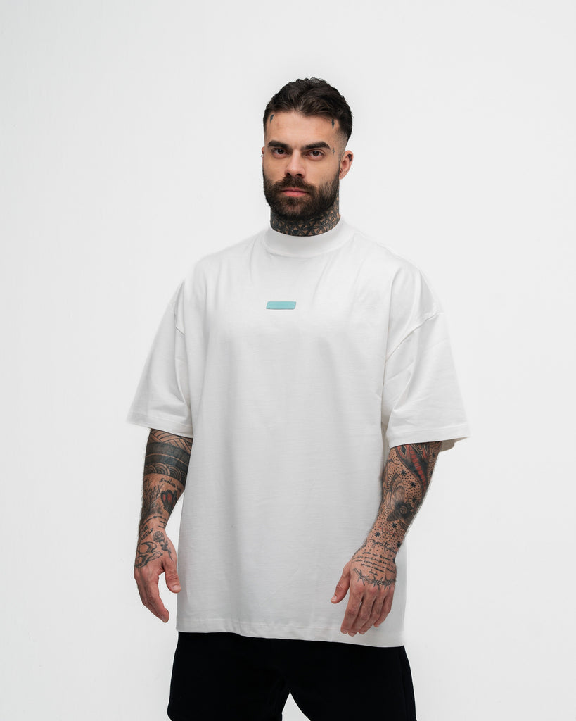 Camiseta Oversized Hazy Mith Aesthetics Off White