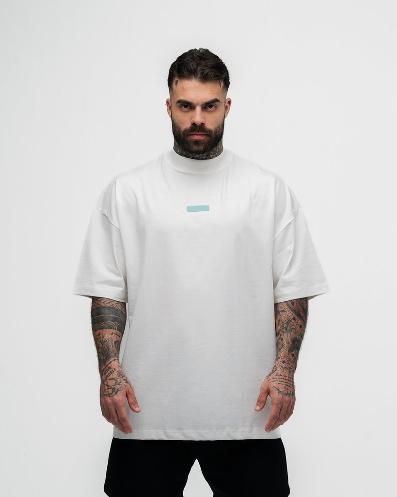 Camiseta Oversized Hazy Mith Aesthetics Off White