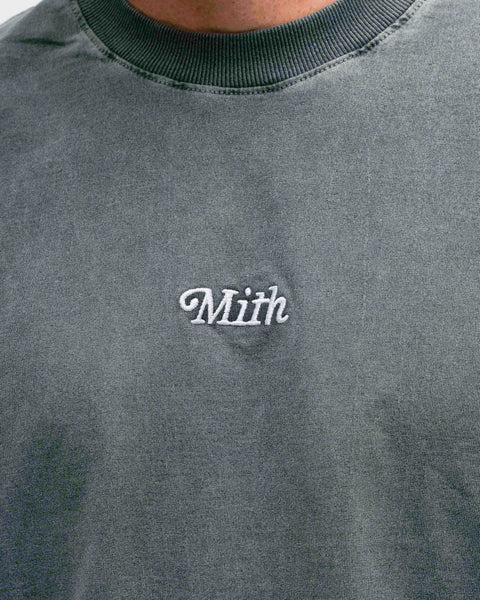 Camiseta Box Estonada Mith Cinza