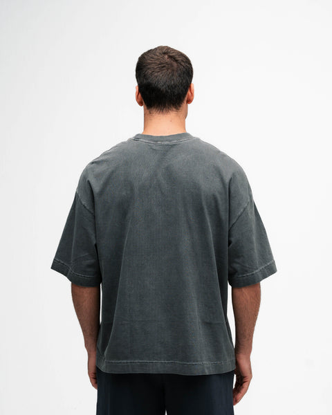 Camiseta Box Estonada Mith Cinza