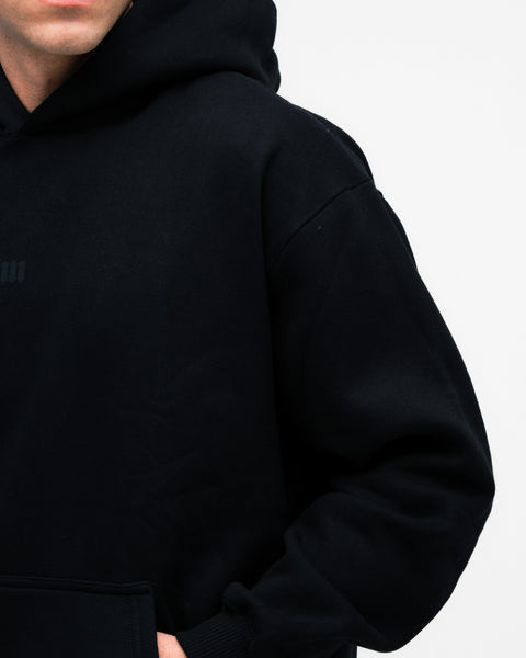 Blusa de Moletom Oversized Capuz Mith Nation Preto