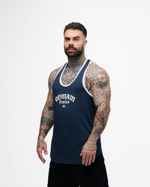 Regata Wide Comam Frutas Logo Marinho