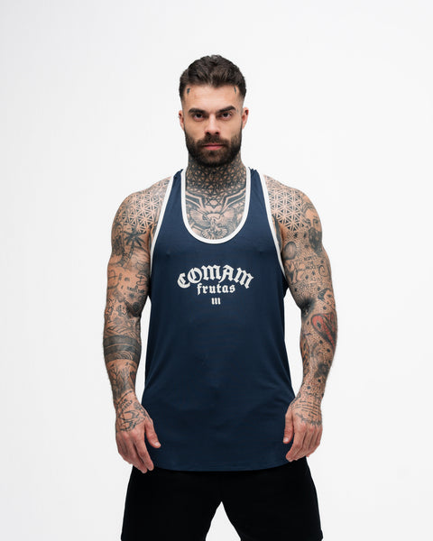 Regata Wide Comam Frutas Logo Marinho