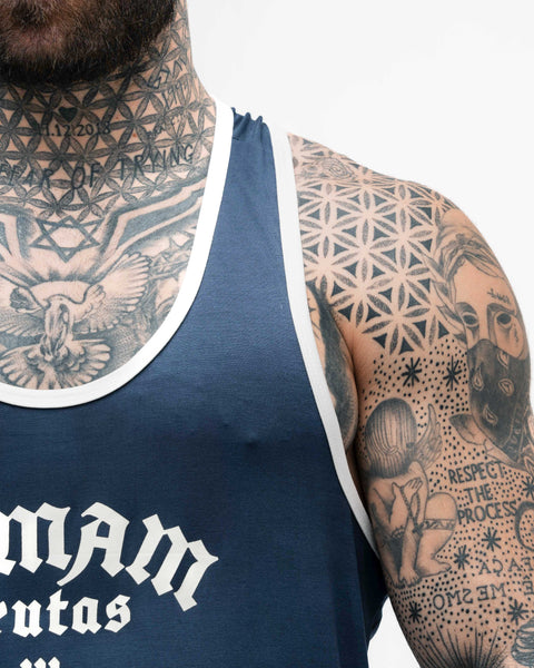 Regata Wide Comam Frutas Logo Marinho