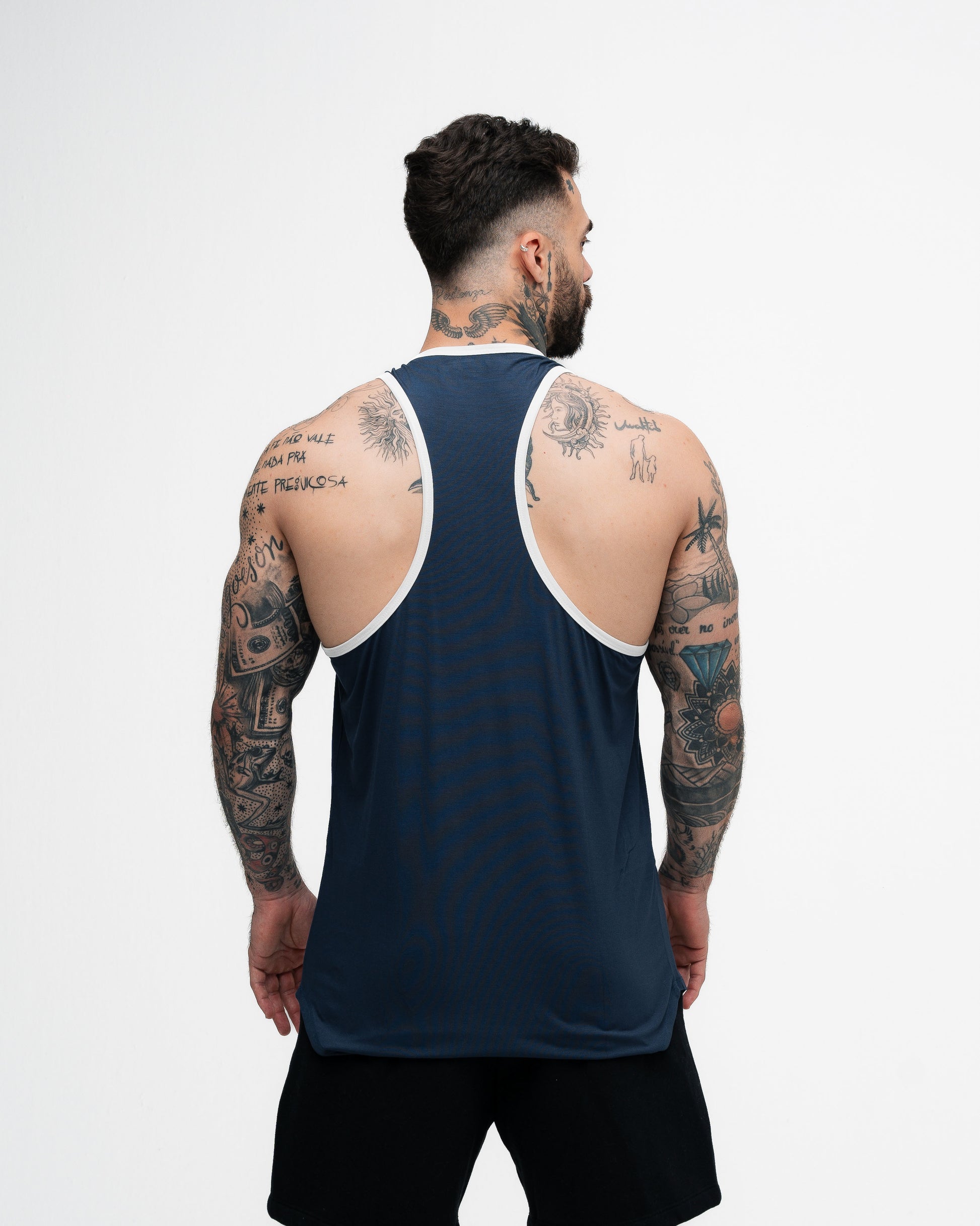 Regata Wide Comam Frutas Logo Marinho