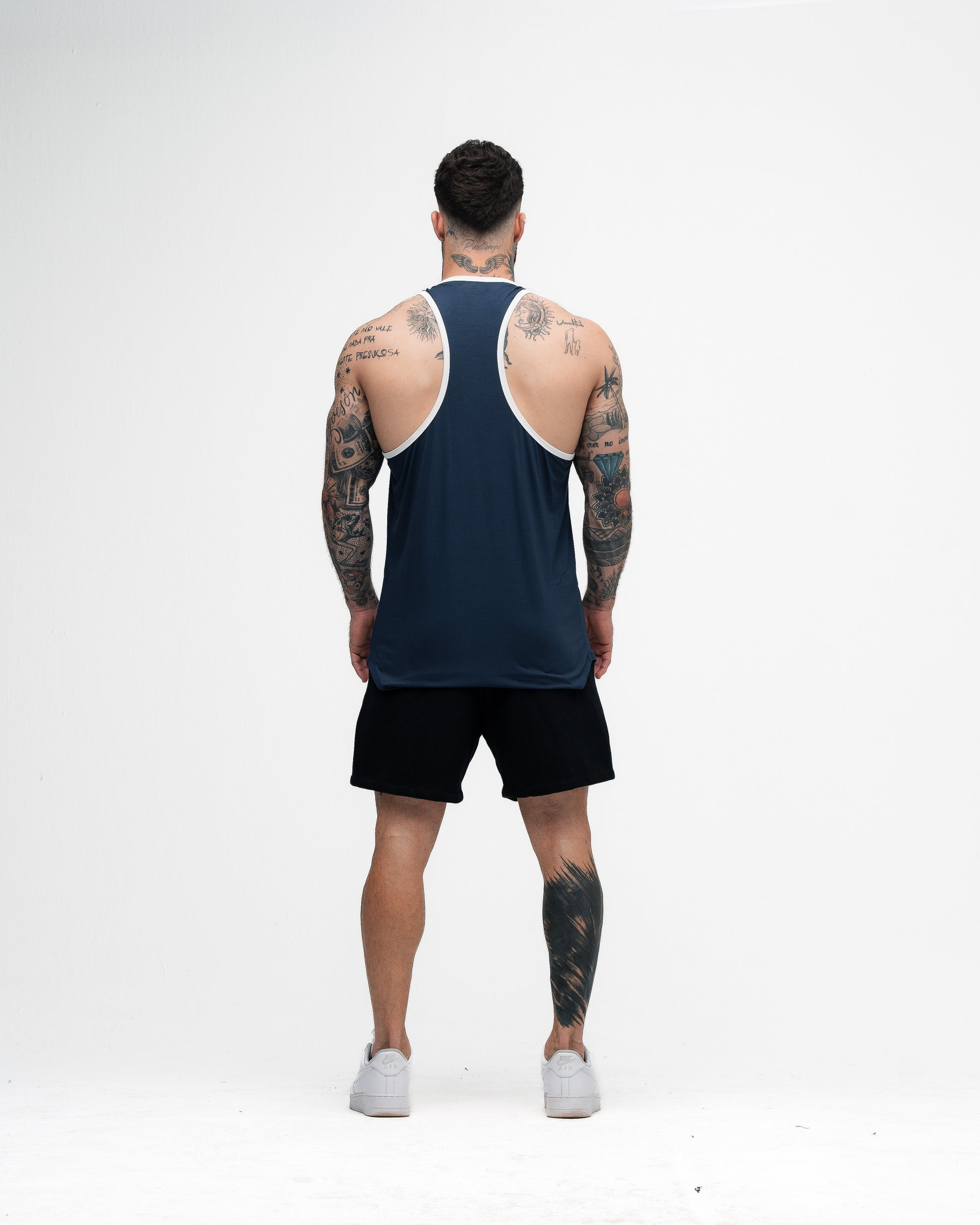 Regata Wide Comam Frutas Logo Marinho