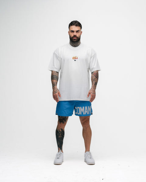 Camiseta Oversized Street Fighter Car Stage Bonus Off White