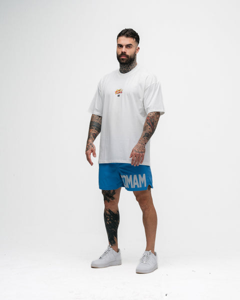 Camiseta Oversized Street Fighter Car Stage Bonus Off White