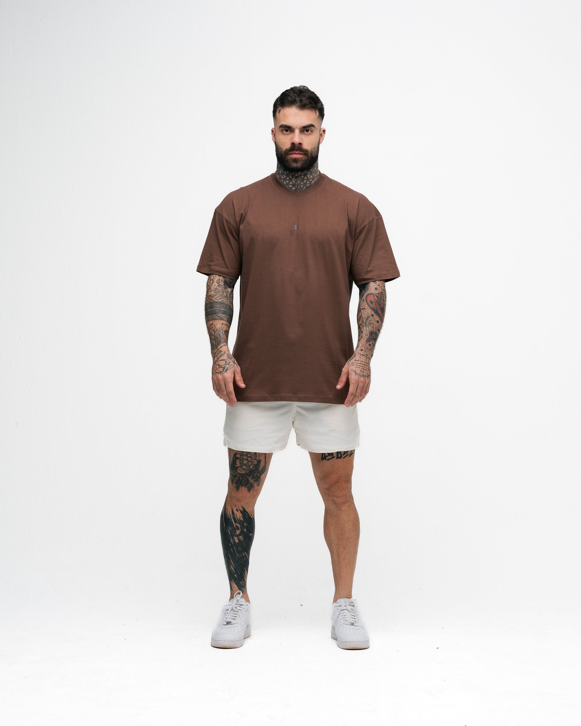 Camiseta Oversized Symbol Dark Brown Mith