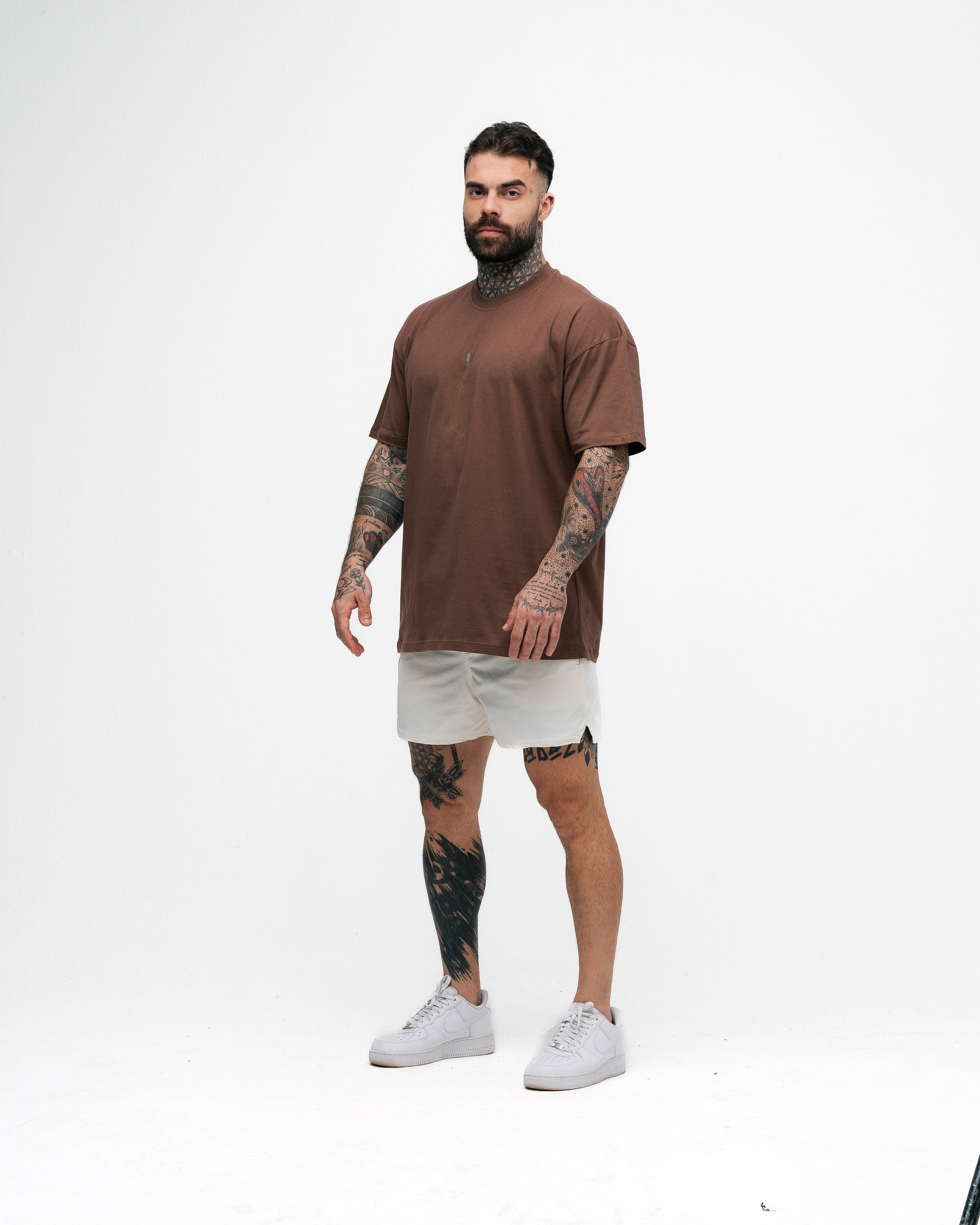 Camiseta Oversized Symbol Dark Brown Mith