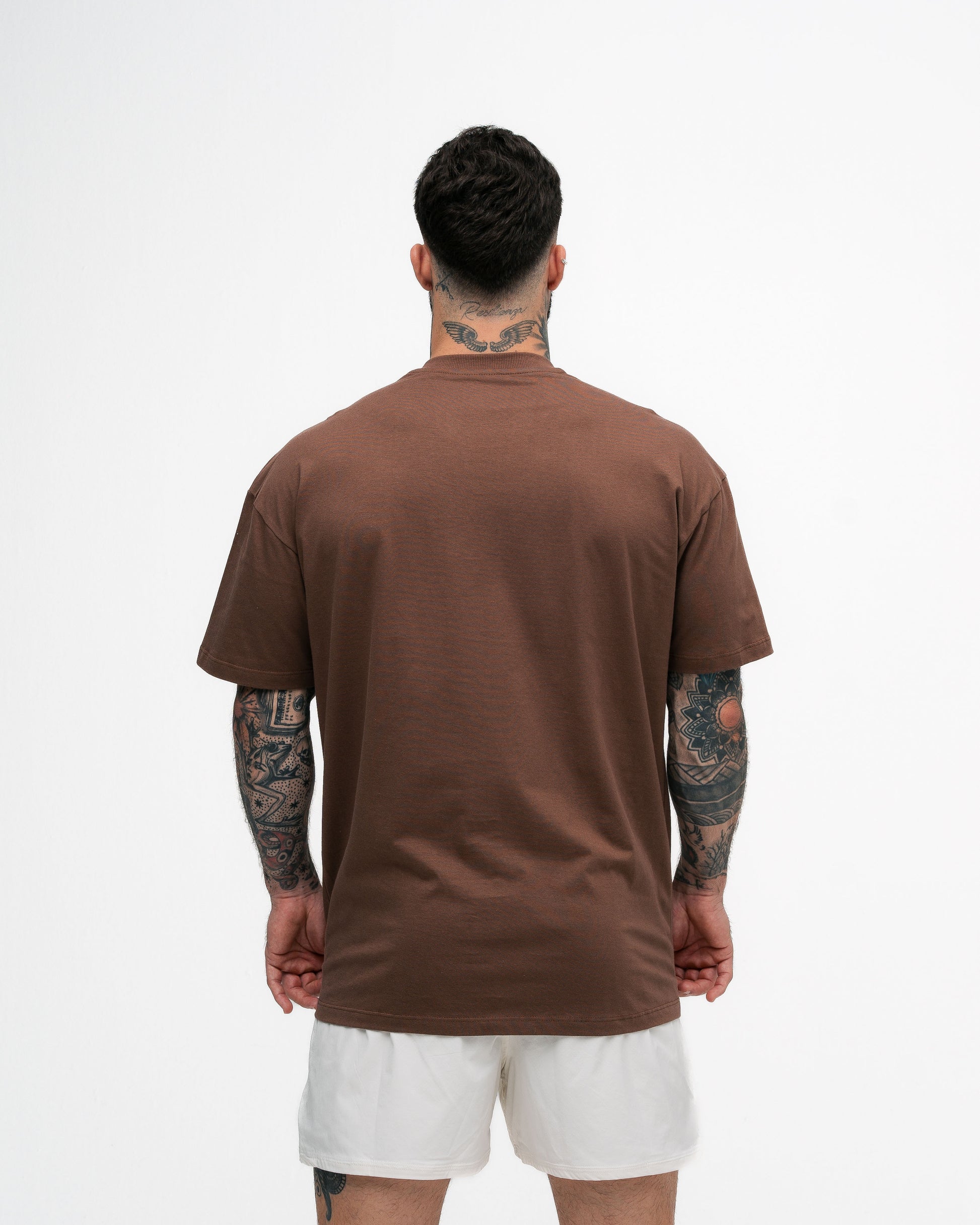 Camiseta Oversized Symbol Dark Brown Mith