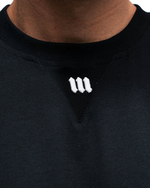 Camiseta Manga Longa Mith Nation Performance Embroidery Preto