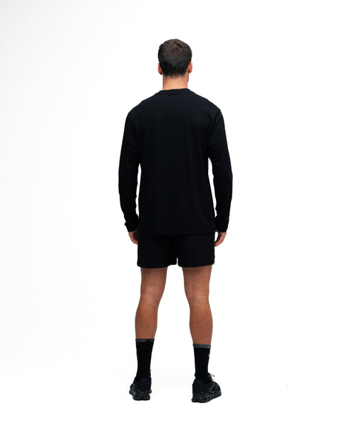 Camiseta Manga Longa Mith Nation Performance Embroidery Preto