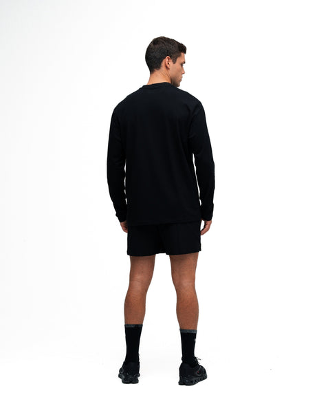 Camiseta Manga Longa Mith Nation Performance Embroidery Preto