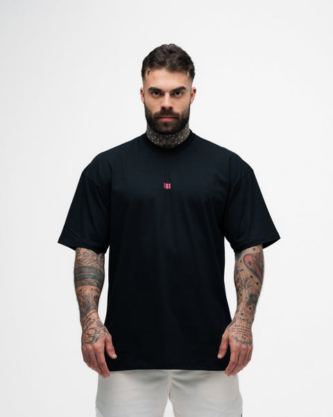 Camiseta Oversized Mith Nation Cubic Preto