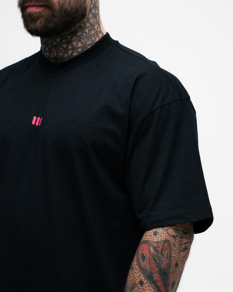 Camiseta Oversized Mith Nation Cubic Preto