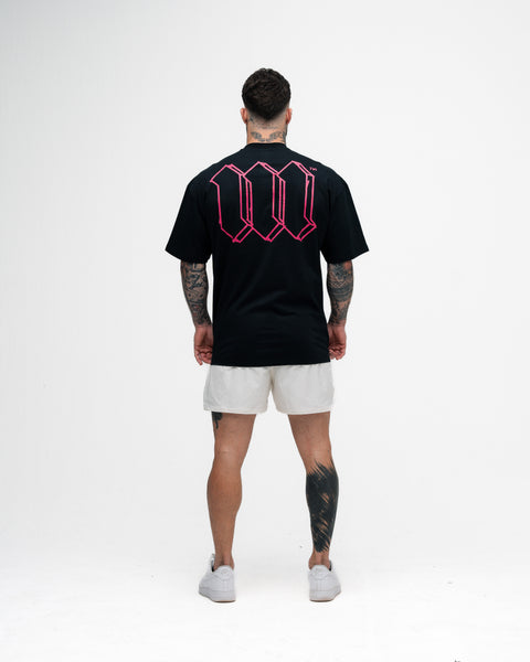 Camiseta Oversized Mith Nation Cubic Preto