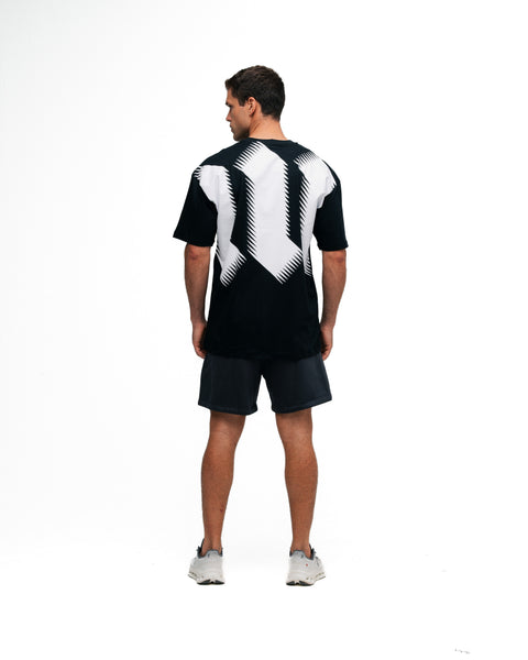 Camiseta Oversized Mith Nation Comb Preto